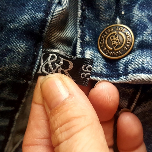 Young and Reckless men's distressed Jeans size 36 - Picture 7 of 8